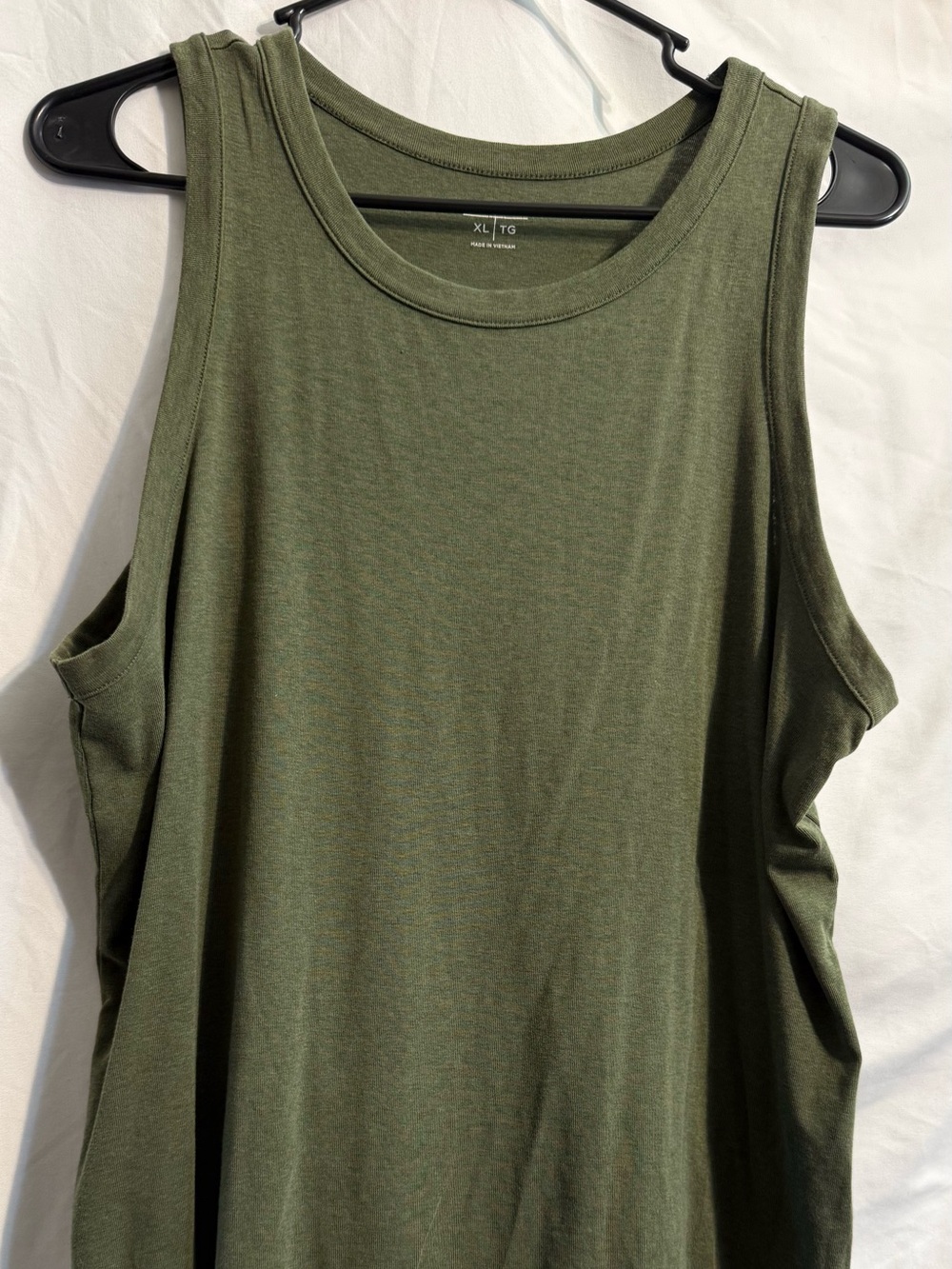 Old Navy Olive Scoop Neck Tank Top